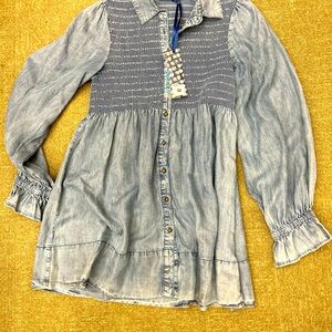 Denim long sleeve shirt